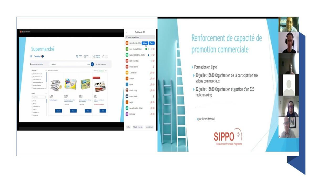 Ateliers de renforcement des capacités pour la FENIP et l'ASMEX sur la gestion des activités de promotion commerciale dans la nouvelle ère du Covid-19